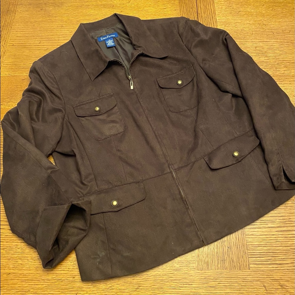 Womens Evan Picone Brown Blazer size 18